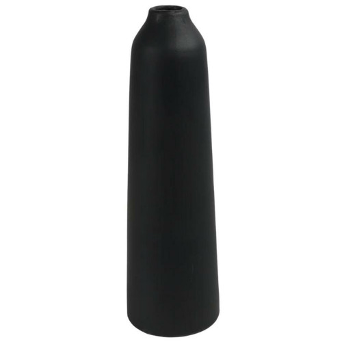 Vase -Debbie- Keramik 31x10cm schwarz