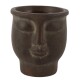 Blumentopf -Ming- Zement 14x13cm braun