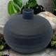 Vase -Dorian- Keramik 16x20cm schwarz