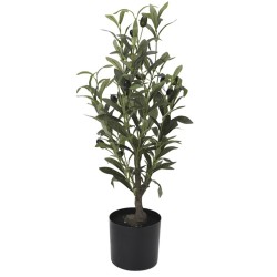 Kunstpflanze Oliven Baum 60cm grün
