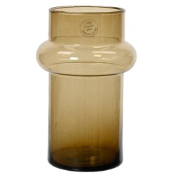 Vase -Iskra- Glas 25x17cm braun