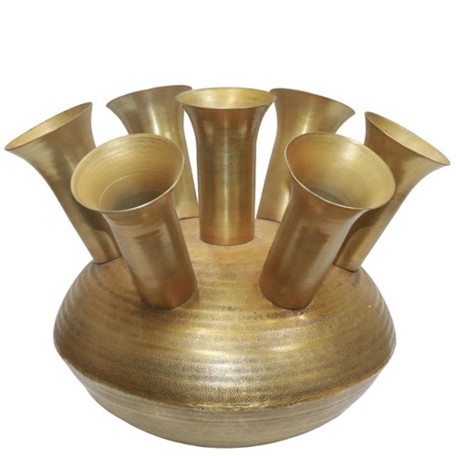 Vase -Dome- Metall 33x45cm gold