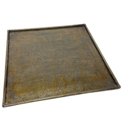 Schale -Andor- Aluminium 30x30cm brass