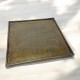 Schale -Andor- Aluminium 30x30cm brass