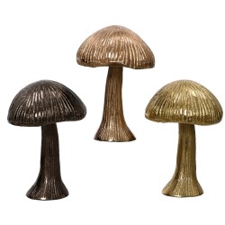 Pilz Deko 3ass Metall 18cm mehrfarbig