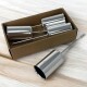 Kerzenstecker 4er-Set Metall 10x2cm silber