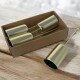 Kerzenstecker 4er-Set Metall 10x2cm gold
