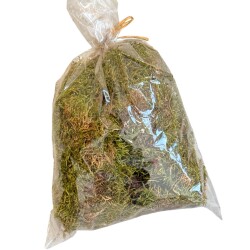Moos Deko Beutel 80g grün