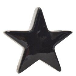 Stern -Adana- Steingut 20cm schwarz