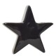 Stern -Adana- Steingut 20cm schwarz