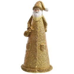 Weihnachtsmann -Adar- Resin 23cm gold