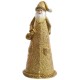 Weihnachtsmann -Adar- Resin 23cm gold