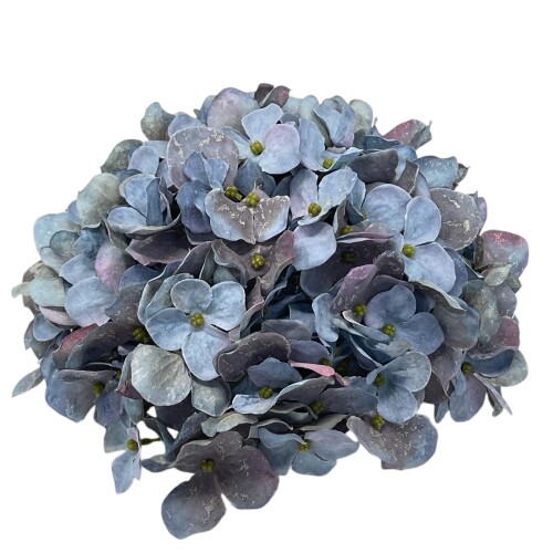 Deko -Hydrangea- Kunststoff 12x20cm blau