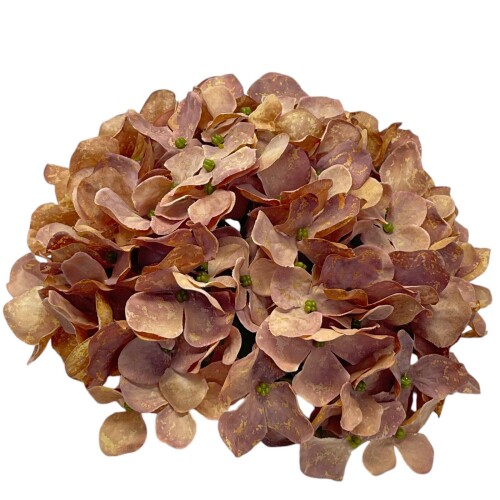 Deko -Hydrangea- Kunststoff 12x20cm alt-rosa