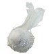 Vogel Glitter Deko-Clip 18cm weiss