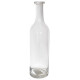 Vase -Bottle- Glas 30x8cm klar