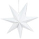 Stern Faltbar Papier 48cm weiss
