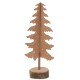 Weihnachtsbaum Deko Papier 32cm braun