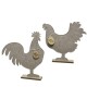 Huhn 2ass Filz 55cm natur