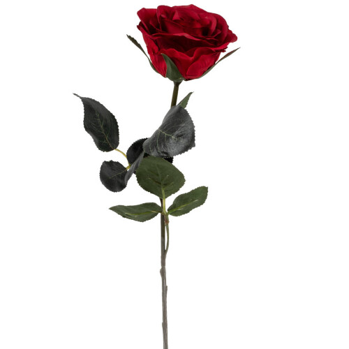 Kunstblume -Rose- 37cm rot