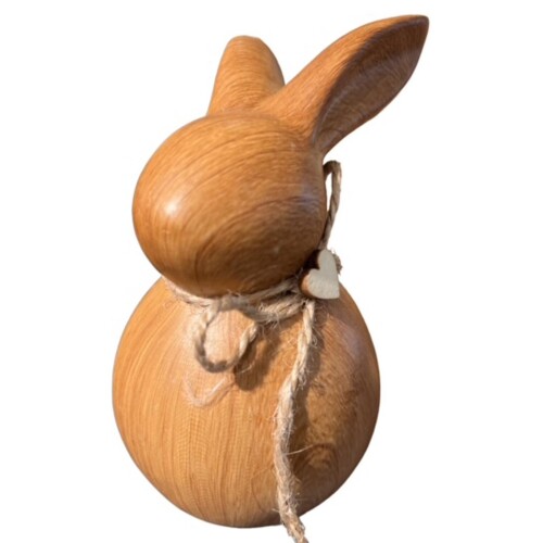 Hase Dekofigur Keramik 10cm braun