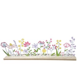 Blumenwiese Deko 40cm bunt