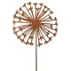 Gartenstecker -Pusteblume- Metall 45cm rost