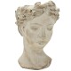 Blumentopf -Rome- Steinguss 21x16cm grau