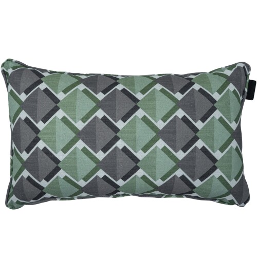 Kissen -Madison- Baumwolle 50x30cm grün-grau