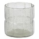 Teelichthalter -Chense- Glas 8x9cm grau