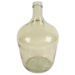 Vase -Bottle- Glas 30cm beige