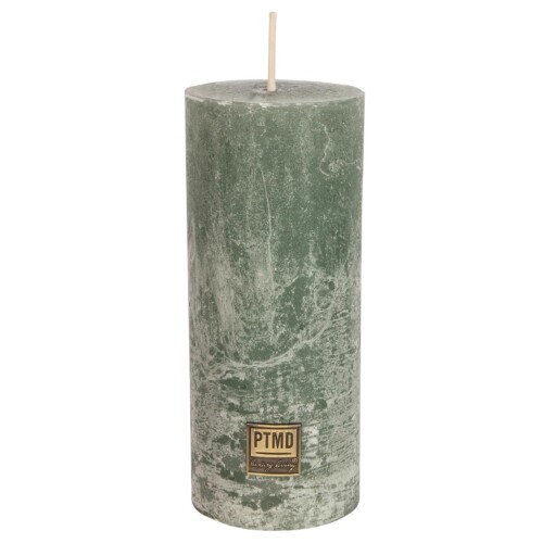 Stumpenkerze -PTMD- 12x5cm jade