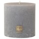Stumpenkerze -PTMD- 10x10cm grau