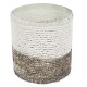 Teelichthalter -Yokie- Glas 17x13cm weiss