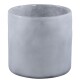 Windlicht -Kamea- Glas 12cm grau