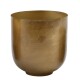 Blumentopf -Ziggi- Metall 16x13cm gold