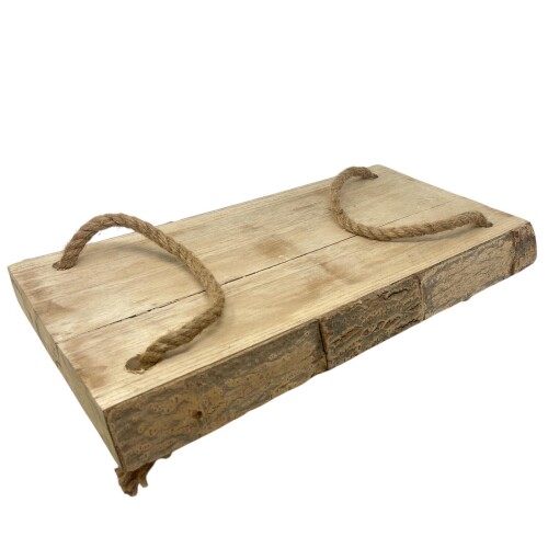 Tablett -James- Holz 50x25cm braun-natur