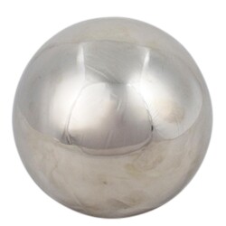 Kugel Deko Edelstahl 8cm silber