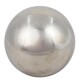 Kugel Deko Edelstahl 12cm silber