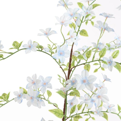 Kunstblume -Mini Flowers- 95cm blau