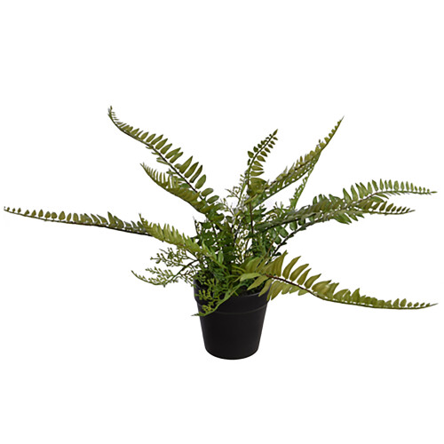 Kunstpflanze -Farn- 36cm grün