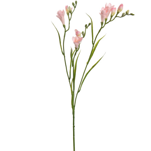 Kunstblume -Freesia- 65cm rosa