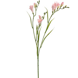 Kunstblume -Freesia- 65cm rosa