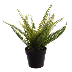 Kunstpflanze -Farn Small- 27cm grün