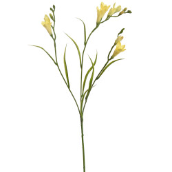Kunstblume -Freesia- 65cm gelb