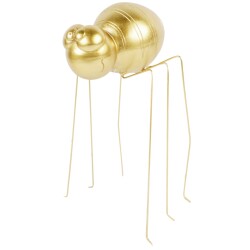 Dekofigur -Spider- Polyresin-Metall 27cm gold