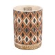 Blumetopf -Alesio- Zement 15x11cm braun