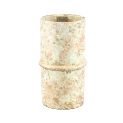 Blumetopf -Werix- Zement 24x14cm creme