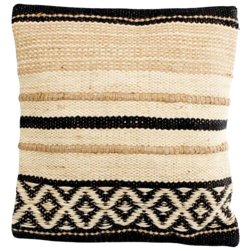 Kissen -Fiji- Baumwolle 45x45cm natur