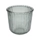 Teelichthalter Joy Glas 12cm grau